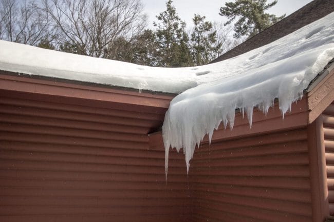 winter roof problems